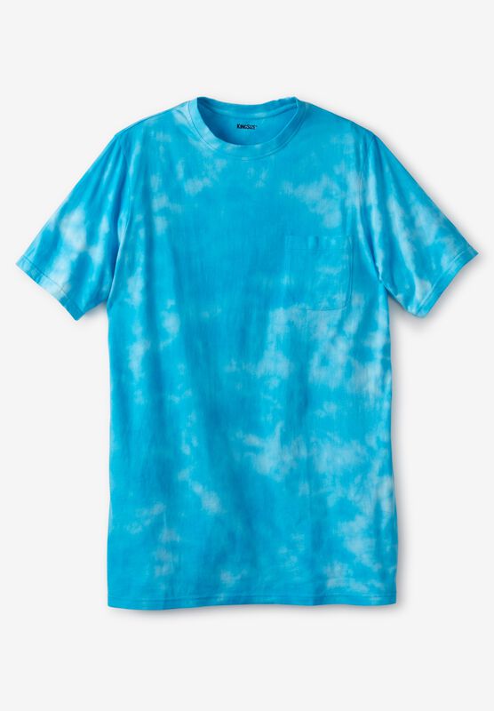 KingSize Mens Big /& Tall Shrink-Less Lightweight Henley Longer Length T-Shirt